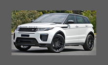 Land Rover Range Rover Evoque (Type L358) 2011-, Bonnet & Wings Front CLEAR Paint Protection