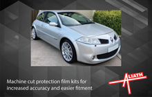 Renault Megane (3 Door) 2002-2009, Rear Sill & QTR Arch BLACK Paint Protection