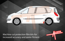 Renault Scenic 2002-2009, Rear Sill Arch CLEAR Paint Protection