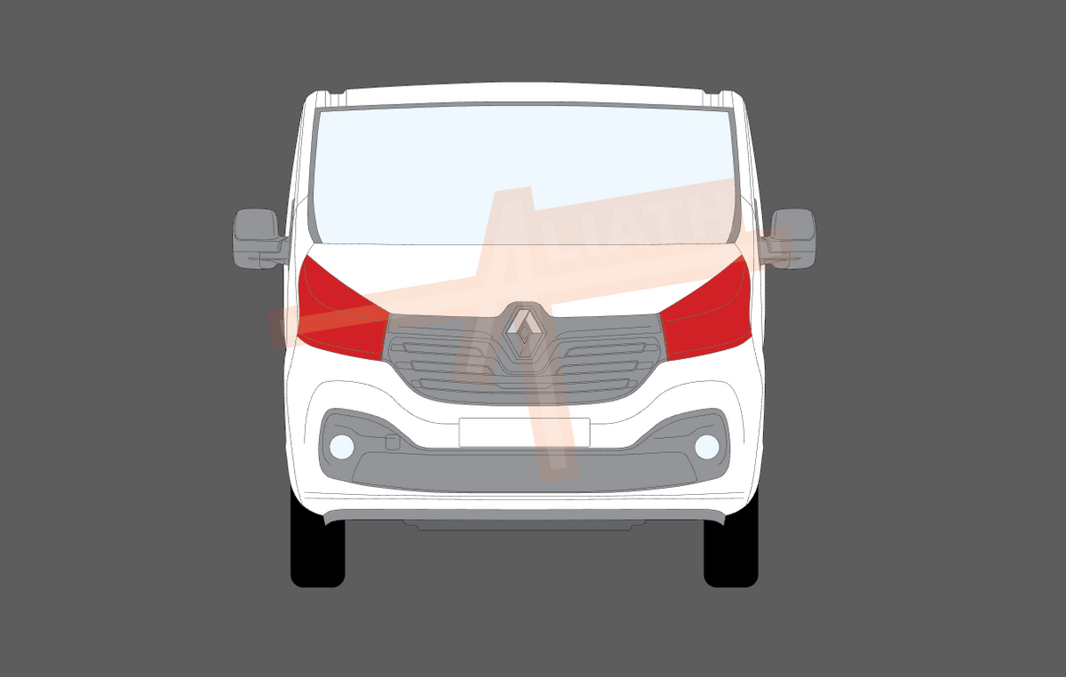 Renault Trafic 2015-Present, Headlights CLEAR Paint Protection