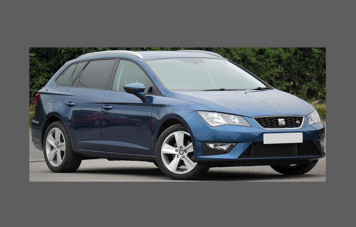 Seat Leon Estate (Type 5F) 2012-2020, Rear Bumper CLEAR Scratch Protection