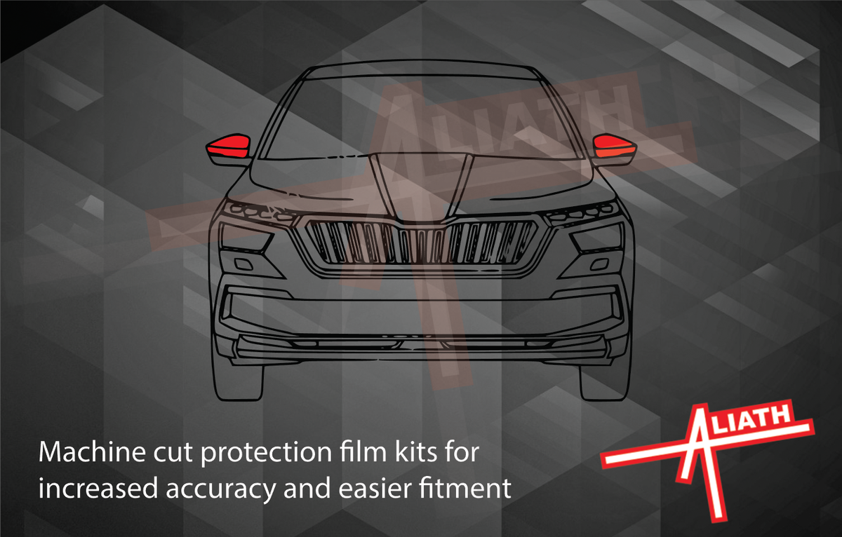 Skoda Kodiaq 2017-Present, Mirror Caps CLEAR Paint Protection