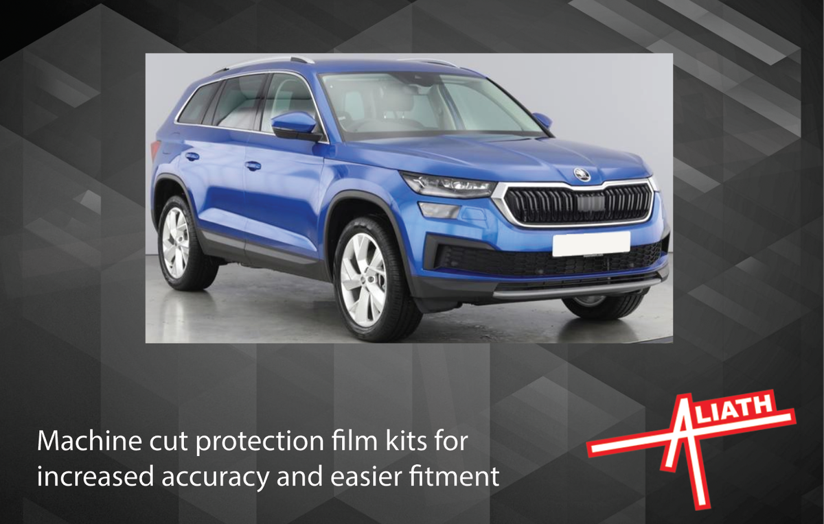 Skoda Kodiaq 2020-Present, Front Bumper CLEAR Paint Protection