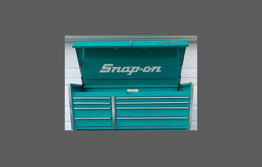 Turquoise snap on tool box 2025