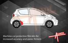 Toyota Aygo (5dr) 2005-2014, Rear QTR & Door Arches CLEAR Paint Protection