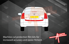 Toyota Prius 2003-2008, Rear Bumper Upper BLACK Paint Protection