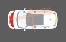 Toyota Prius Plus + 2012-Present, Bonnet & Wings Front CLEAR Paint Protection