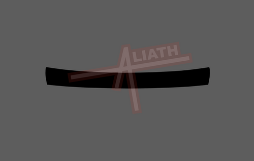 Toyota Prius Plus + 2012-Present, Rear Bumper Upper BLACK TEXTURED Paint Protection