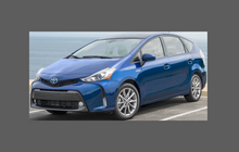 Toyota Prius Plus + 2012-Present, Headlights CLEAR Stone Protection