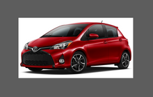 Toyota Yaris 3 Door 2011-2018, Rear QTR & Door Shut Edge CLEAR Paint Protection