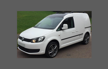 Volkswagen Caddy Van 2010-2015, Headlights CLEAR Stone Protection