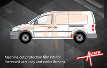 Volkswagen Caddy Maxi Van 2003-2020, Rear Arches CLEAR Paint Protection