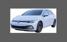 Volkswagen Golf (MK8) 2019-Present, Headlights CLEAR Stone Protection