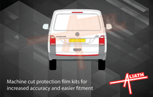 Volkswagen Caravelle / Transporter (T6) 2016-Present , Rear Bumper Upper BLACK Paint Protection