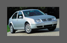 Volkswagen Bora / Jetta (MK4) 1999-2006 , Bonnet & Wings CLEAR Paint Protection