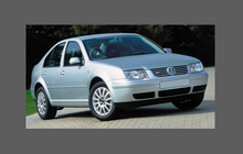 Volkswagen Bora / Jetta (MK4) 1999-2006 , Front Bumper CLEAR Paint Protection
