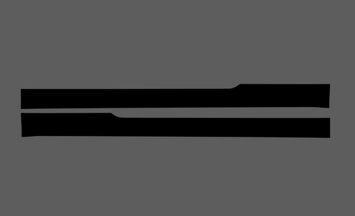 Volkswagen Golf R32 (MK4) 1997-2003 , Side Sill Skirt Trims CLEAR Paint Protection