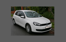Volkswagen Golf MK6 (Type 5K) 2008-2013, Headlights CLEAR Stone Protection