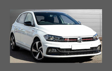 Volkswagen Polo GTI (Type Mk6) 2018-, Headlights & Fog Lights CLEAR Stone Protection