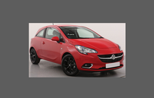 Vauxhall Corsa (Type E) 2014-2019, Front Bumper CLEAR Paint Protection