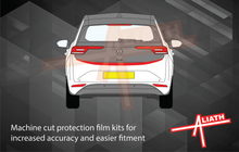 Volkswagen ID.3 2019-Present, Rear Bumper Upper BLACK Paint Protection