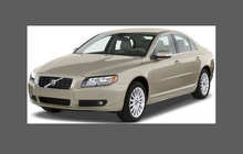 Volvo S80 (2007-2013), Bonnet & Wings Front Sections CLEAR Paint Protection