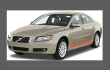 Volvo S80 (2007-2013), Door Lower Sections CLEAR Paint Protection