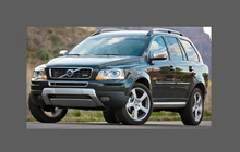 Volvo XC90 (2002-2014), Rear Door Arch OE style CLEAR Paint Protection