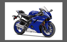 Yamaha YZF R6 2017- , Front Nose CLEAR Paint Protection kit