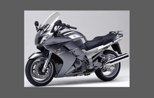 Yamaha FJR1300 Motorcycle 2001-2005, Front Nose CLEAR Paint Protection kit