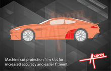 Aston Martin Vanquish 2012-2018, Rear QTR & Sill Section CLEAR Paint Protection