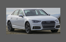 Audi A4 / S4 / RS4 (Type B9 8W) 2016-, Headlights CLEAR Stone Protection