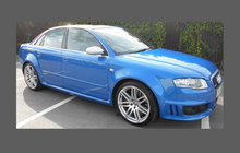Audi RS4 (Type B7) 2004-2008, Side Sill Skirt Trims CLEAR Paint Protection