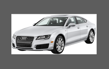 Audi A7 / RS7 / S7 (Type 4G8) 2010-2018, Rear Bumper Upper CLEAR Paint Protection