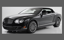 Bentley Continental Coupe 2009-2011, Headlights CLEAR Stone Protection
