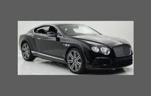 Bentley Continental Coupe 2015-2018, Rear Sill Panel OE Style CLEAR Paint Protection