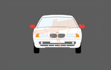 BMW 3-Series Coupe (Type E46) 2003-2006, Mirror Caps CLEAR Paint Protection
