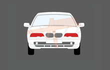 BMW 3-Series Coupe (Type E46) 2003-2006, Headlights CLEAR Paint Protection