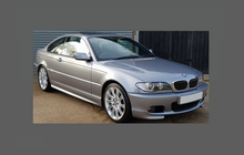 BMW 3-Series Coupe (Type E46) 2003-2006, Roof front CLEAR Paint Protection