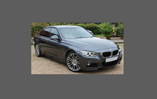 BMW 3-Series Saloon (Type F30) 2012-2019, Rear Bumper Upper CLEAR Paint Protection