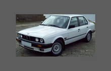 BMW 3-Series (Type E30) 1982-1994, Bonnet & Wings CLEAR Paint Protection CLASSIC