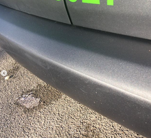 Volkswagen Caddy Van 2004-2019, Rear Bumper BLACK Scratch Protection