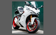 Ducati Motorcycle Supersport 2017-Present, Front Nose CLEAR Paint Protection Kit