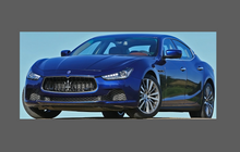 Maserati Ghibli (M157) 2013-, Front Bumper CLEAR Paint Protection