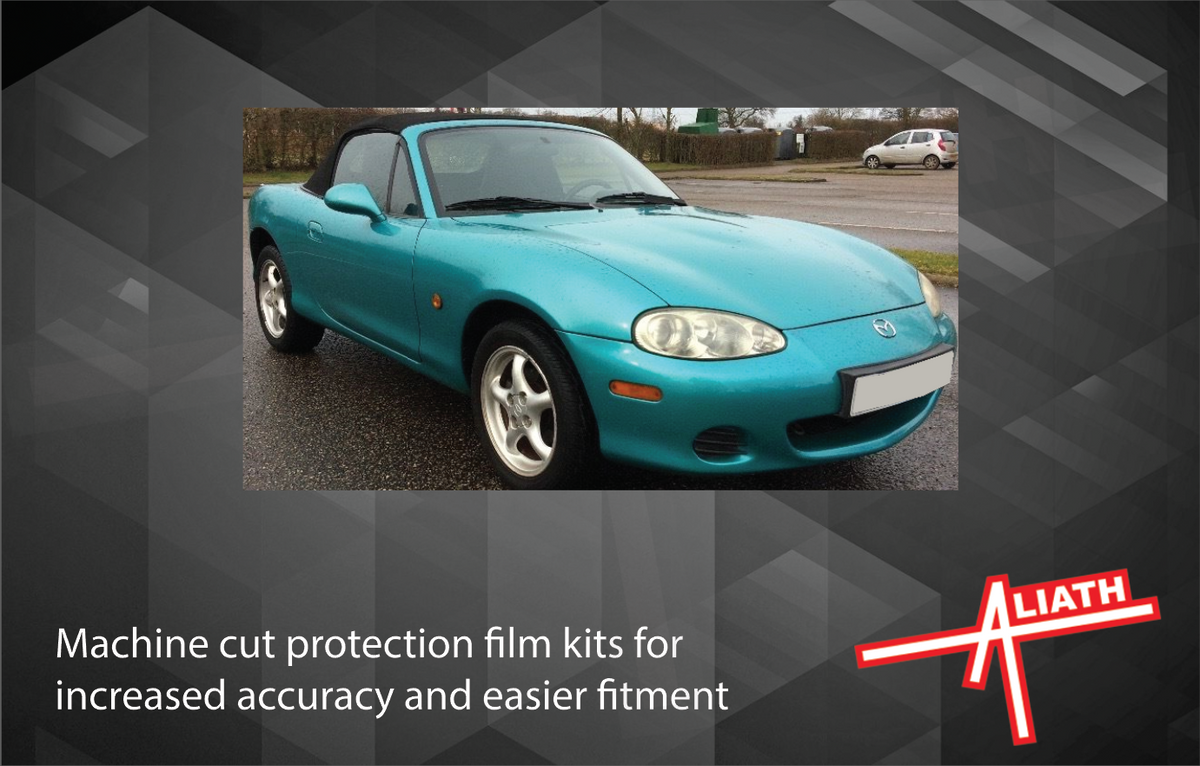 Mazda MX-5 (2nd Gen) 2001-2005, Mirror Caps CLEAR Paint Protection