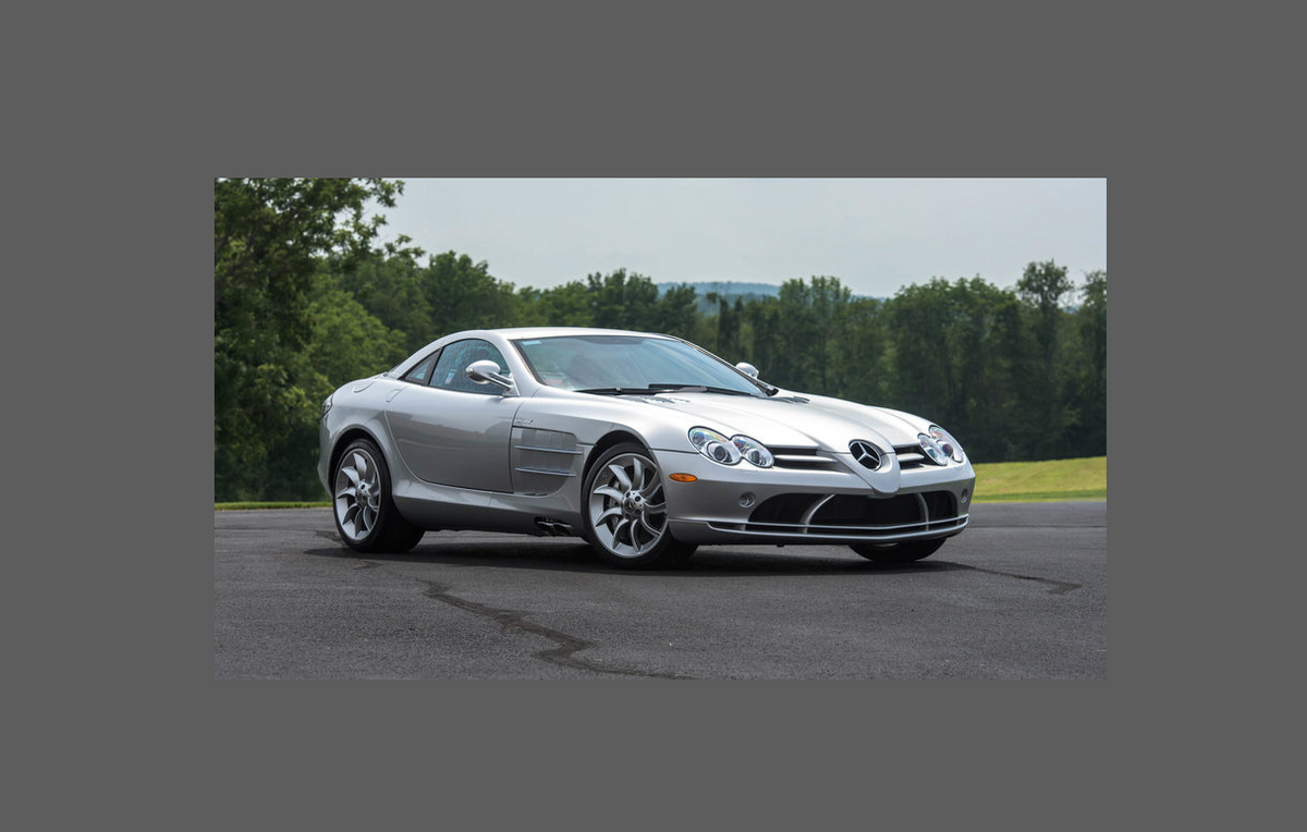 Mercedes Mclaren SLR 2003-2010, Rear Bumper Arches CLEAR Paint Protection