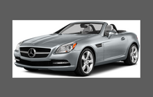 Mercedes-Benz SLK Class (R172) 2012-2015 Bonnet & Wings CLEAR Paint Protection