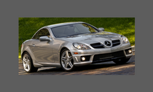 Mercedes-Benz SLK 55 AMG (R171) 2004-2010 Side Sill Skirts CLEAR Paint Protection