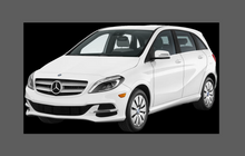 Mercedes-Benz B-Class (Type W246) 2012-2014, Headlights CLEAR Stone Protection
