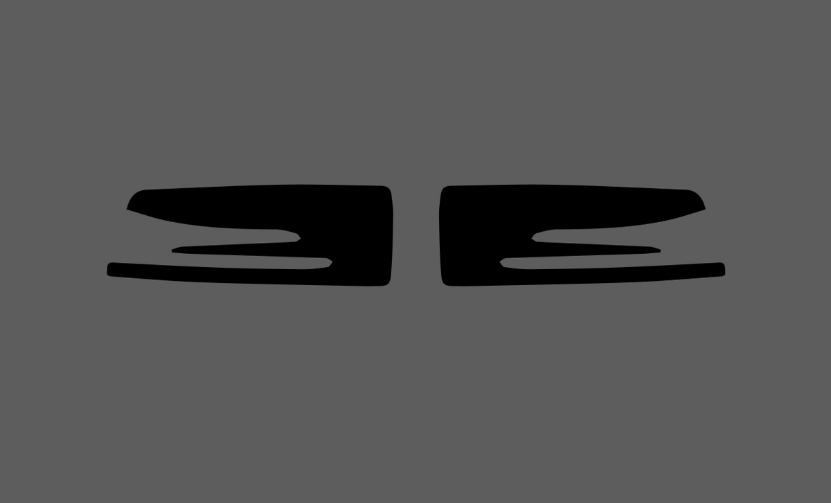 Mercedes-Benz CLA Class (W176) 13-18, Door Mirror Covers CLEAR Paint Protection